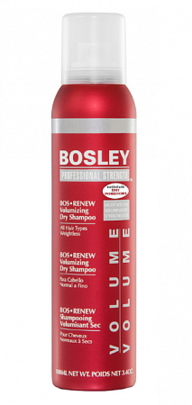 Сухой шампунь Bosley Pro для объема волос / BOS RENEW Volumizing Dry Shampoo/ 100ml /Bosley Pro