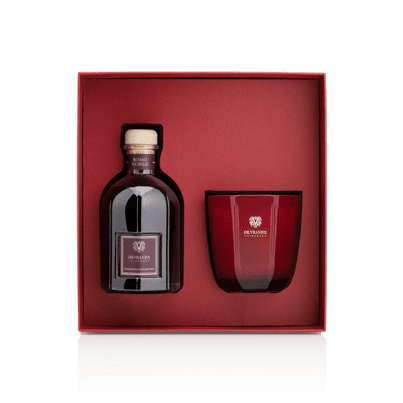 Подарочный набор Rosso Nobile (благородное красное вино) диффузор диффузор 250 ml + свеча 200 г Red Tourmaline (красный турмалин)